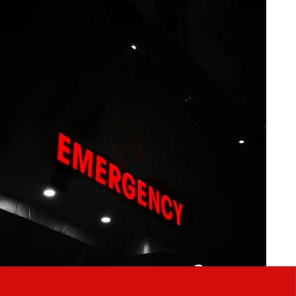 Rapid Illness Testing - img3 Emergency illuminated in night sky
